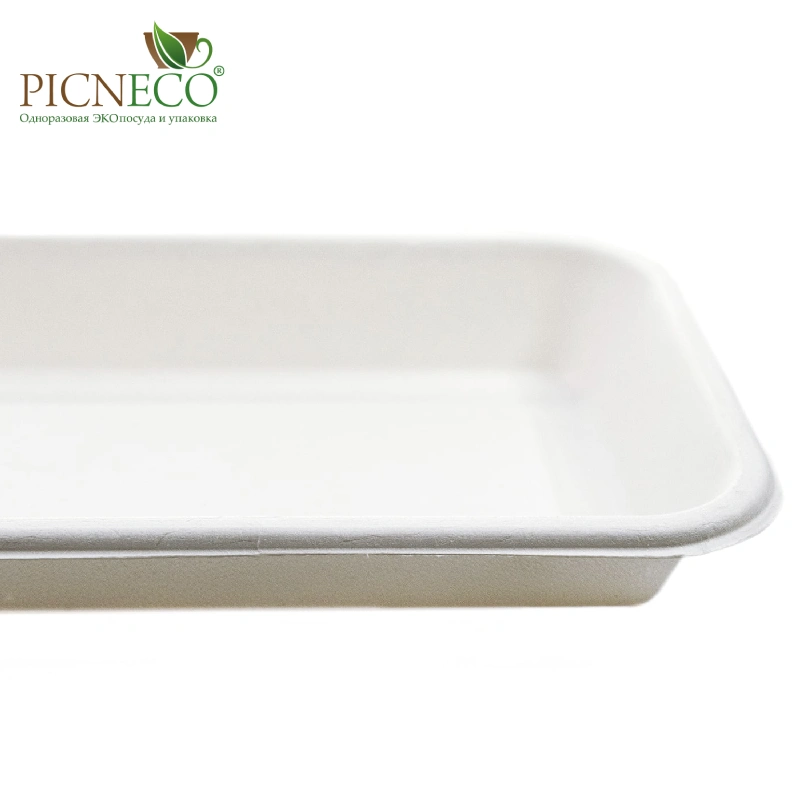 товар Лоток 180х120х25 мм, из сахарного тростника LT053